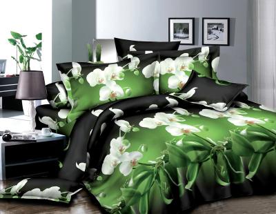 China Memory microfiber printed fabric with bright color and good porcelain quality for sale