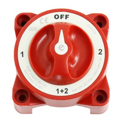 China Plastic+steel 4 Position E-series Marine Battery Switch Selector Switch Pro Controller Battery Switch Function for sale