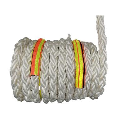 China New style 18mm multifilament rope china manufacturers soft twisted pp soft twisted ship mooring ship rope for sale