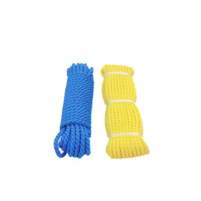 China High Tenacity 2022 Factory Colored PE Twisted Rope Customized Dropping Rope For Fishing for sale