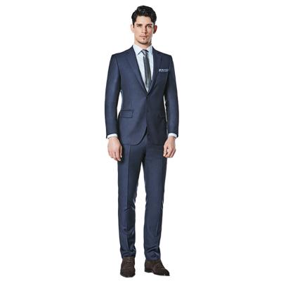 China Brands Formal Comfortable New Style Breathable Designer Custom Made Blue Suit Set For Men for sale