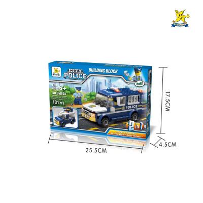 China DIY TOY Compatible with Legoing theme series two police building blocks for sale