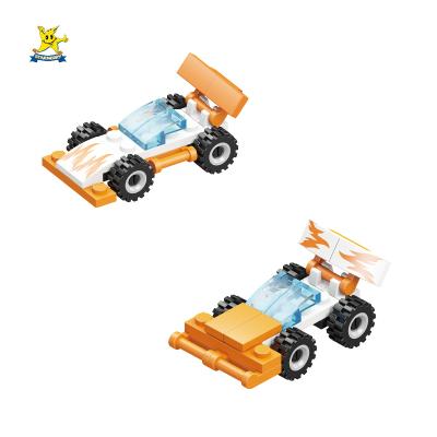 China DIY TOY 6 in 1 DIY Construction Model Building Blocks Play Toys Set Children Self Assemble Car Blocks Made in China for sale