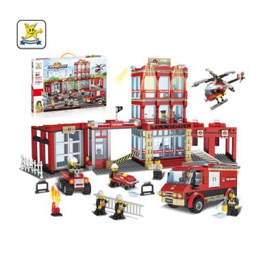 China DIY TOY Classic Bulk Building Blocks DIY Fire Fighting Educational Creative Bricks Toys Legoing Plastic Wholesale Price for sale