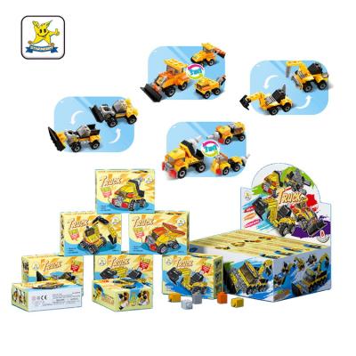 China DIY TOY Factory Plastic Customized Novelty Engineering Building Bricks Puzzle Blocks Toys For Children for sale