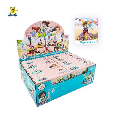 China DIY TOY 8 in 1 cute girl legoing maker building blocks environmental friendly toy compatible for sale