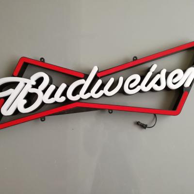 China Custom Buildings Beer Acrylic Logo Led Neon Sign for sale