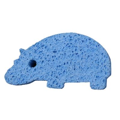 China Export viable high demand products sell like hot cakes animal shaped cellulose children bath sponges for sale