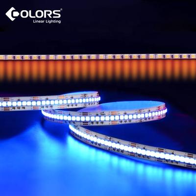 China LANDSCAPE Factory Sale Waterproof Flexible Outdoor 240LEDs/m RGB Led Remote Control Strip Light Outdoor Led Strip Light for sale