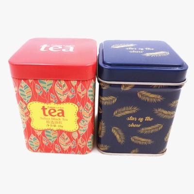 China Beverage Factory Price Tea Tins Canister With Airtight Single Lid For Loose Tea for sale