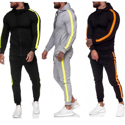 China Breathable Men's Tracksuits Full Zip Casual Active Sports Jogging Suits Sets 2 Piece Running Sporty Sweatsuits With Pockets for sale