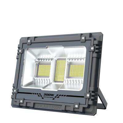 China New 2021 LANDSCAPE flood light 300w solar garden led outdoor flood light with remote control for sale