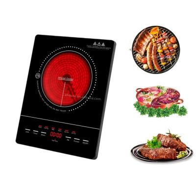 China Heating Power Saving+Eco-Friendly 2200W Electric Stove Infrared Hot Plates Multi-function Induction Cooker infrared Cooktop for sale