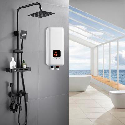 China Hotel Instant Unlimited Volume Electric Tankless Instant Water Heater for Bathroom for sale