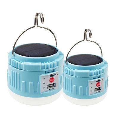 China Warehouse Rechargeable Solar LED Night Market Emergency Household Outdoor Lighting Camping Bulb for sale