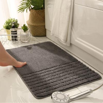 China Durable Super Water Absorbent Bath Covers 50x80CM Luxury Home Bathroom Covers Non Slip Bath Mat Soft Cozy Bathroom Floor Carpet for sale