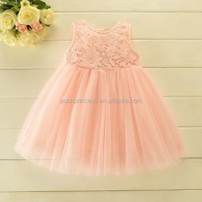 China Washable 2 Color Birthday Puffy Dress For 7 Years Old Girl for sale