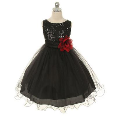 China 3 to 10 year old washable girls love Christmas party dress for sale