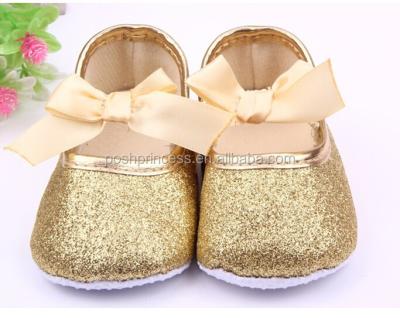 China Other wholesale gold glitter shoes for toddlers glitter baby shoes for sale