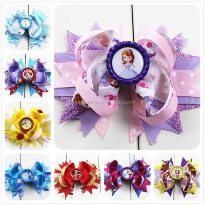 China Wholesale ribbon factory hair bows, boutique hair bows, hair bow for sale