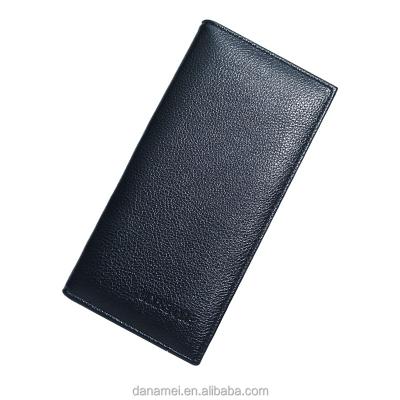 China Simple Stylish Minimalist Waterproof PU Notebook Thin Leather Wallet For Men for sale