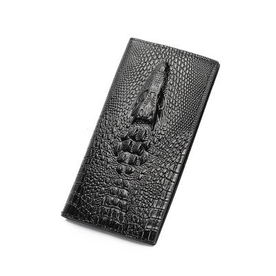 China Wholesale Waterproof PU Leather Slim Wallet Fashion Long Wallet Men Pinch Credit Card Holder Wallet for Men for sale