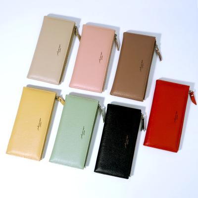 China Fashion Waterproof Purse PU Clutch Purse Leather Wallet For Women Card Holder Wallet Card Case Purse for sale