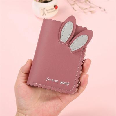 China Fashion New Style Lovely Wallets Cash Business Card Wallet Rabbit Ear Coin Purses for sale