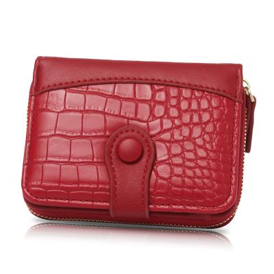 China New Wallets Woman Does Not Short Leather Bag Mini Purse Folding Designer Card Holder Breaking Coin for sale