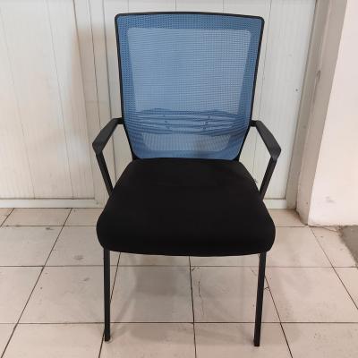 China Revolving Mesh backrest non-adjustable staff office chair office desk for sale