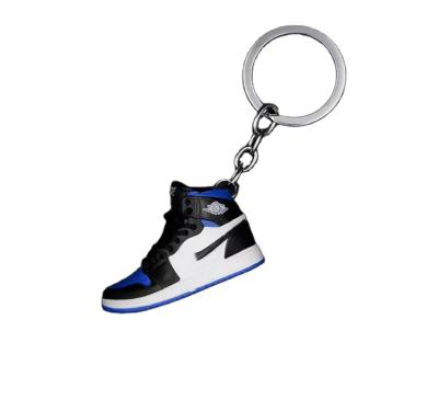 China 2022 Hot Sale 3D Mini Sneakers AJ Pattern Rubber Key Chain Cute Keychains Custom Jordan Shoe Shoes With Box for sale