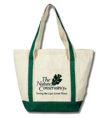 China Recyclable Personalized Tote Bags , Custom Cotton Canvas Tote Bag for sale