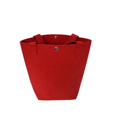 China Fashionable RPET Felt Bags / Felt Fabric Bags Any Color Available for sale