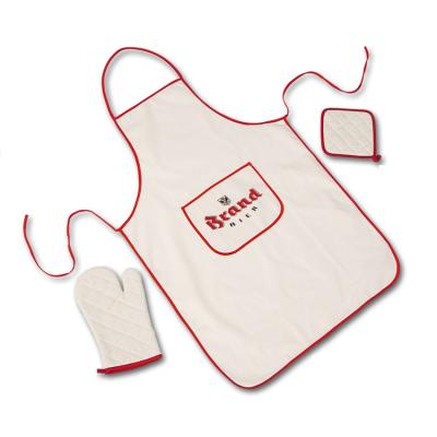 China Promotional Cotton Kitchen Wears Aprons For Man & Woman Custom Color Available for sale