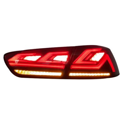 China PMMA+ABS+aluminum factory price car modified tail lamp led tail light for Lancer 2010 - 2016 ex for sale