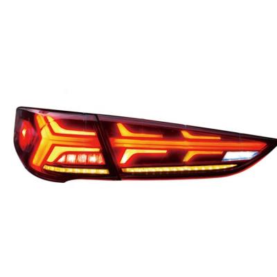 China Modified PMMA+ABS+Aluminum Tail Light Car Led Tail Lamp For Hyundai Sonata 9 Generation 2015 - 2019 for sale