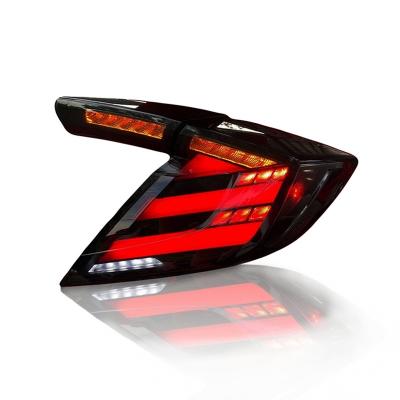 China Single Socket Auto Parts Outlet Rear Lamp Car Led Tail Lights For Honda Civic Hatchback 2016 - 2020 for sale