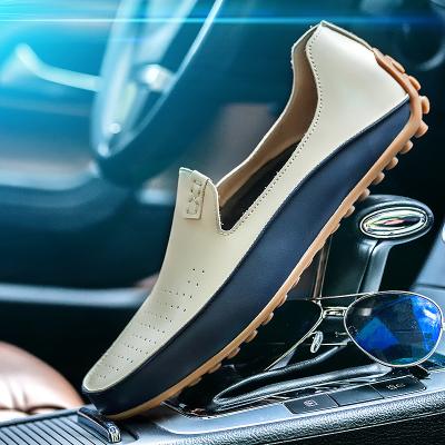 China Fashion Wholesale Cheap Large Size Men's Casual Shoes Leather Fashion Tend Microfiber Handmade Casual Shoes 36-47 for sale