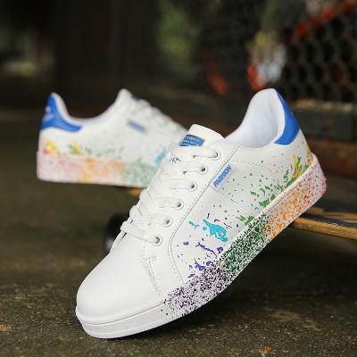 China Wholesale Cheap Classic Fashion Trend Fashion And Comfortable Casual Printed Canvas Shoes For Men And Women for sale