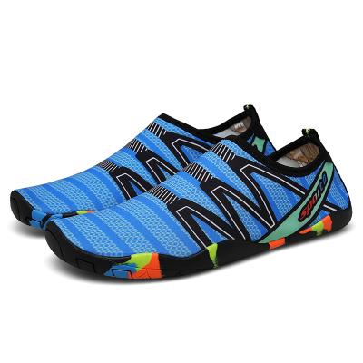 China Fashion Trend Hot Sale Quick-Drying Barefoot Swimming Shoes Water Rising Shoes Aqua Shoes Non-Slip Soft Rubber Outsole for sale