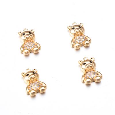 China Bear Metal Jewelry Accessories Women Jewelry Findings Brass Components for sale