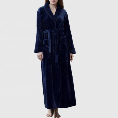 China Women's Thermal Fleece Warm Comfortable Lightweight Flannel Sleepwear for sale