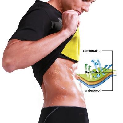 China Breathable Breathable Men's Thermal Body Slimming Shapers Fitness Sports T-Shirt for sale