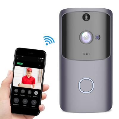 China Wireless doorbell 720p hd security chime smart home system maintenance night vision door bell doorbell wireless smart video doorbell camera for sale