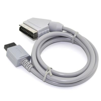 China PVC+copper+ABS RGB Scart HD Video Cable For Nintendo / Will U Video Game Cable for sale