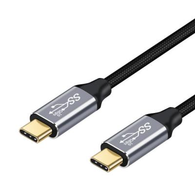 China Charging Cable 100W 5A 4K 60Hz USB-C USB 3.1 Fast Speed ​​10Gbps Charging Male Cable GEN 2 Multi Function Data Transfer Cable USB to C Male Cable for sale