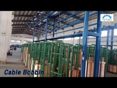 Steel Iron Cable Bobbin Double Layers For Bunching Machine