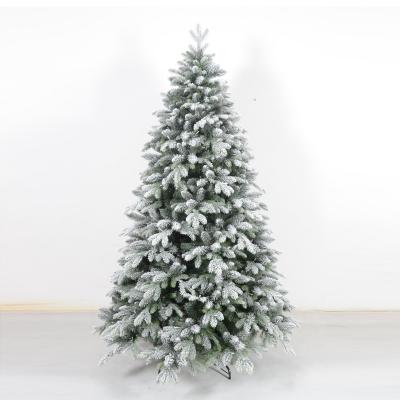 China PE PVC Hinged Mixed Assembled Christmas Tree For Christmas Home Decoration for sale