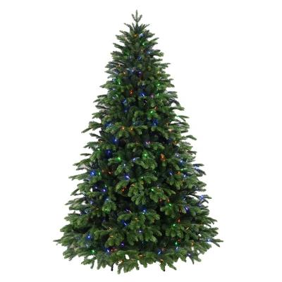 China Hinged Dense Pre-Lit Custom Christmas Tree Custom Christmas Tree For Indoor Use for sale