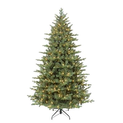 China Hot Selling PE PVC 7.5ft PE PVC Pre-lit Artificial Christmas Tree for sale